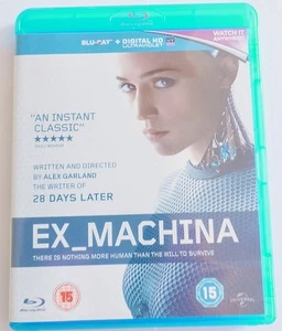 EX Machina (Blu-ray, 2015) Like New Standard Blu Ray Region B - Picture 1 of 2