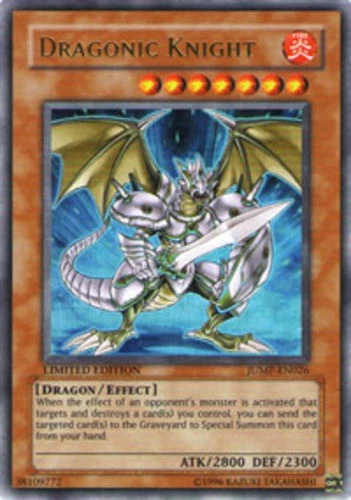 Dragonic Knight - JUMP-EN026 - Ultra Rare - Limited Edition - Heavily Played - Image 1 of 1