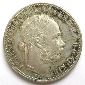 1 Forint 1888 KB, Ungarn, Franz Joseph I. (1848-1916) - Imagen 1 de 2