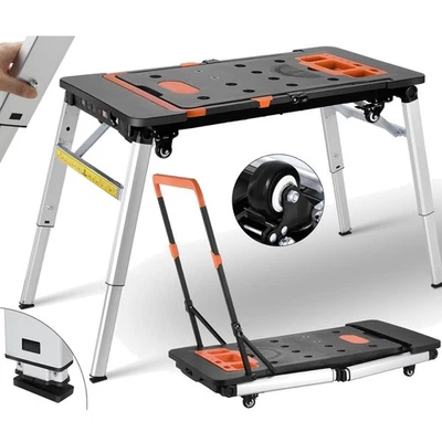 Werkbank Klappbar Multifunktional Arbeitstisch Tragbar höhenverstellbar stabi... - Bild 1 von 2