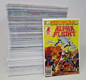 Alpha Flight #1-103 & Annuals #1-2 1983-91 [VF-NM] Single Owner High Grade Set - Picture 1 of 19