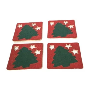 Vintage Weihnachtsbaum 4 1/4" Länge Untersetzer für Waechtersbach Menge 4 - Bild 1 von 4