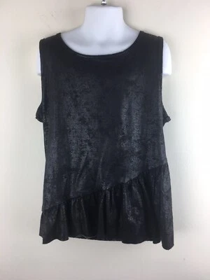 Espléndido top negro para niñas jóvenes talla 12 Foto 1 de 3