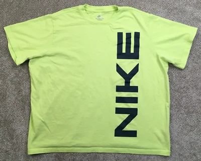 Camisa Nike Air para mujer XXL amarilla neón calce suelto deletreado tela pesada FD2563-715 Foto 1 de 4