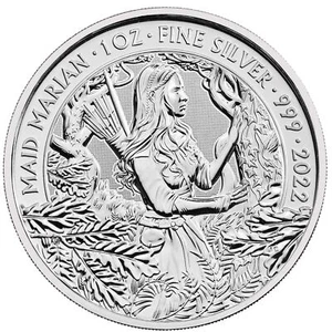 1 oz Silver Maid Marian Coin 2022 - Collectible | Pure Silver - Picture 1 of 2