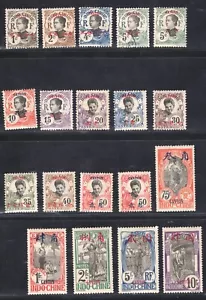 MOMEN: FRENCH CANTON SC #48-64 1908 MINT OG H $293 LOT #65488 - Bild 1 von 2