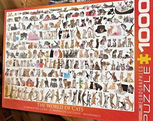 Die Welt der Katzen Eurographics Puzzle 1000 Teile - Bild 1 von 3