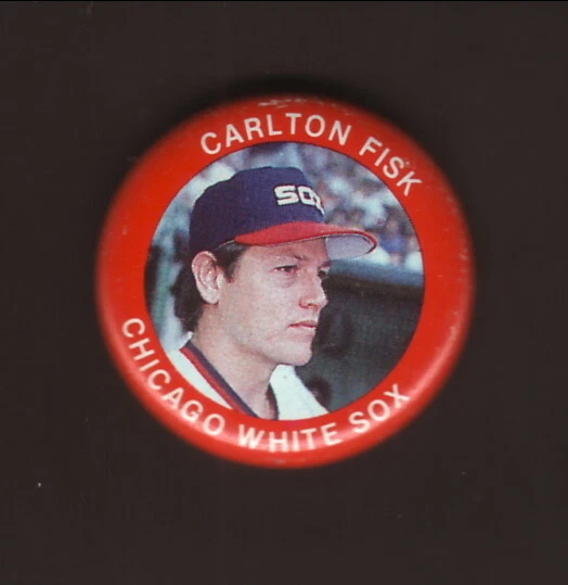 1985 Carlton Fisk Fun Foods Pin Chicago White Sox - Image 1 of 1