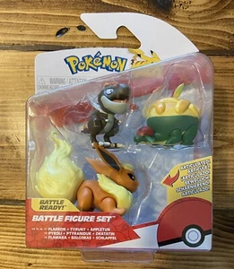 POKEMON BATTLE FIGURE SET Flareon, Tyrunt, Appletun **NEW** 2023 - Imagen 1 de 2