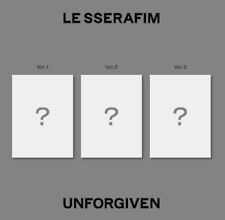 LE SSERAFIM - UNFORGIVEN 1st Studio Album SEALED CD+Photobook+Photocard+Postcard