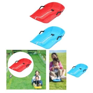 Snow Sled for Children Toboggan Snow Scooter Winter Snowboard Grass Sliding - Picture 1 of 14