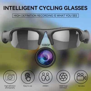 Smart WiFi Camera Glasses 1080P, 120° Video Glasses for Cycling/Sports - Picture 1 of 12