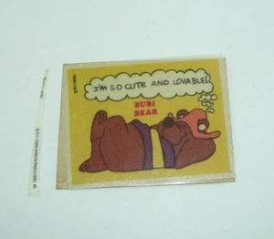 Vintage Hanna Barbera Stoffaufkleber Bubi Bärenhaar Bärenstrauß 70er Jahre GEBRAUCHT - Bild 1 von 3