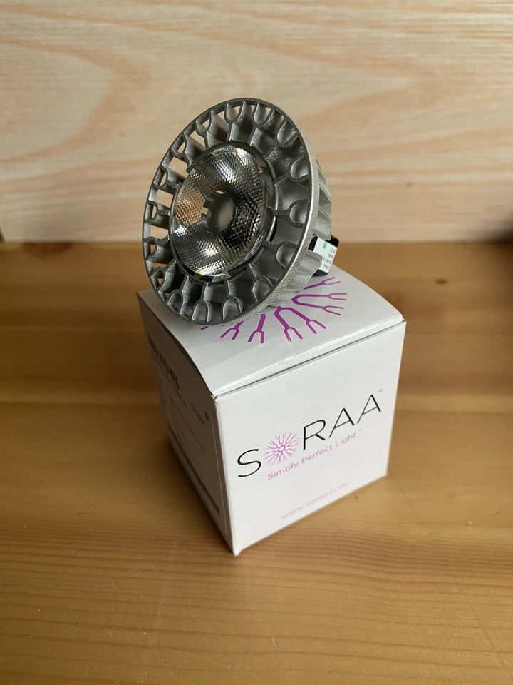 LED - SORAA VIVID MR16-50-B01-12-830-25-95 3000K NARROW FLOOD Lamp Light Bulb - Image 1 of 4