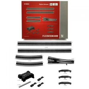 Coffret Ü1, rails, décodeur 8, câble, fiches, moteurs-N-1/160-FLEISCHMANN 919083 - Imagen 1 de 1