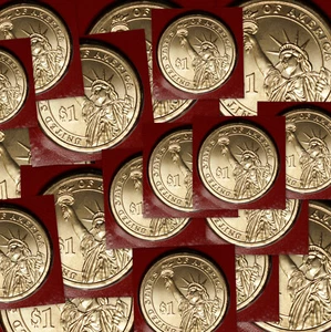 2009 D James K. Polk Roll of 25 each ~ Satin Mint Dollars from Mint Set - Picture 1 of 3