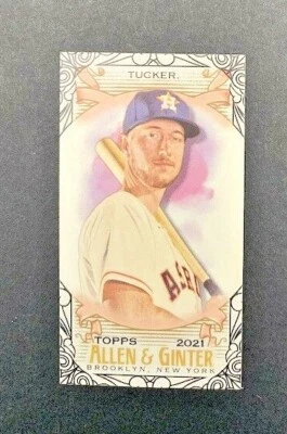 2021 Topps Allen & Ginter - Kyle Tucker #223 Houston Astros - Black Mini - Image 1 of 2