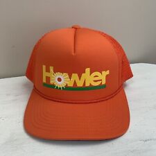Howler Bros Men's Baseball Cap Trucker Snapback Hat  Plantain Orange
