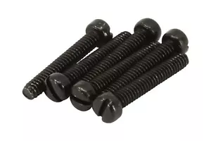 Tornillos de poste Humbucker vintage PAF Fillister enchapados en negro cantidad 6 - Imagen 1 de 1