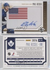 2012-13 Panini Limited Monikers Signatures Gold /25 Phil Kessel #M-PK Patch Auto