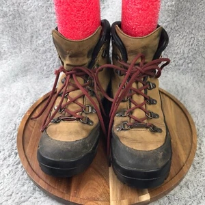Danner W Crater Rim 6" Boots Womens 9 Brown Leather Work Goretex Made In USA - Picture 1 of 19