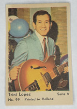 1964 DUTCH GUM Card Serie A (Printed in Holland)  #99 Trini Lopez (C)