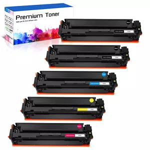 Juego de tóner 5PK BCYM CF500A compatible con HP Color LaserJ Pro M254nw M254dn - Imagen 1 de 23