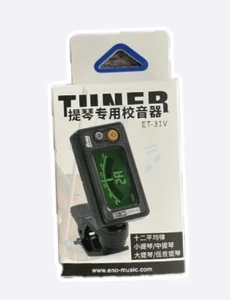 ENO Violin Tuner Clip on Automatic Mode Chromatic Tuning LCD Display ET-31V - Picture 1 of 6
