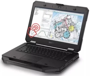 DELL LATITUDE 7414 RUGGED CORE i7-6600U 2.60GHz WEBCAM 32GB RAM 256GB SSD TOUCH - Picture 1 of 10