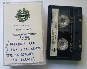 Depeche Mode – Everything Counts MUTE PROMO cassette 1988 UK advance - Picture 1 of 1