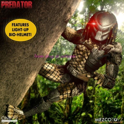 Figura de acción Perfect Mezco Toyz 1/12 Predator modelo en stock Foto 1 de 4