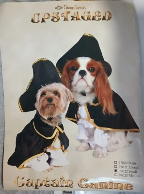 Disfraz Capitán Canino Perro Pirata Nueva Elección Pequeño o Mediano SECRETOS DE CINE Foto 1 de 4
