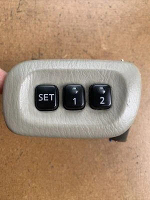 Interruptor de memoria de asiento eléctrico Infiniti QX4 2001-2003 lado del conductor delantero izquierdo OEM Foto 1 de 4