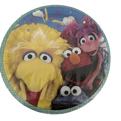 Platos de fiesta de cumpleaños de Plaza Sésamo Foto 1 de 2