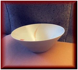 Royal Copenhagen porcelain, ROUGE, white serving bowl-8 1/4” modern contemporary - Picture 1 of 7