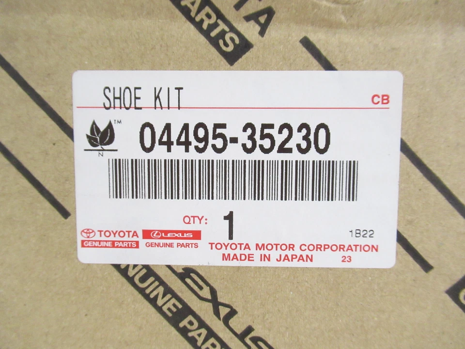 Toyota Tundra Xk30 Rear Brake Shoes Kit 04495-35230 Genuine