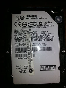  HITACHI 5K320-160 HTS543216L9A300 160GB SATA PCB BOARD ONLY LAPTOP NOTEBOOK DRV - Bild 1 von 3