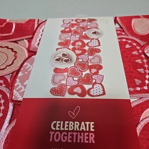 Celebrate Together Valentinstag Herz Hochzeit Tischläufer NEU 36" - Bild 1 von 7