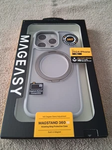 NUEVO Estuche Mageasy Iphone 16 Pro 2024 Iphone 360 grados Giratorio Soporte Anillo - Imagen 1 de 4