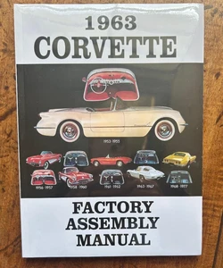 1963 Corvette Factory Assembly Manual-NEW - Picture 1 of 3