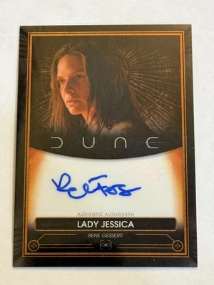 2025 TOPPS CHROME DUNE AUTO REBECCA FERGUSON AS LADY JESSICA #A-RF - Image 1 of 2
