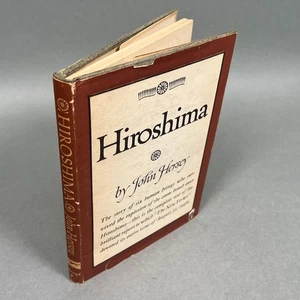 Hiroshima by John Hersey 1946 Hardcover w/ Dust Jacket First Edition - Foto 1 di 21