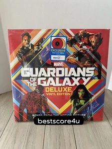 GUARDIANS OF THE GALAXY - RED & YELLOW COLOR VINYL 2-LP SET " NEW, SEALED " - Picture 1 of 4