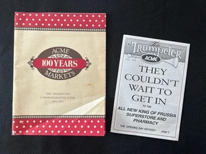 RARE Acme Markets The Trumpeter Newsletter Commemorative Issue 1891-1991 - Bild 1 von 13