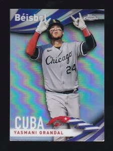 2021 Topps Chrome #B-15 YASMANI GRANDAL Chicago White Sox BEISBOL Insert - Picture 1 of 2