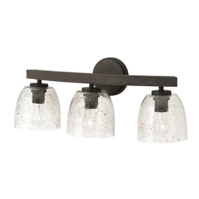 Capital Lighting 147631-536 Clive 3 Light 25"W Vanity Light - Carbon Grey / - Image 1 of 4