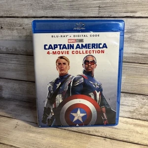 Captain America 4-Movie Collection (Blu-Ray, Digital) Ships Free Brave New World - Picture 1 of 13