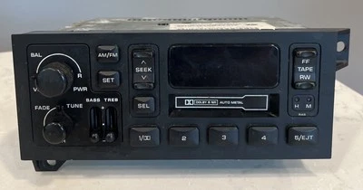 Dodge Chrysler Jeep AM/FM CASSETTE RADIO P56038933AB 84-01 Ram Caravan Dakota - Image 1 of 4
