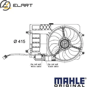 FAN RADIATOR CFF 30 000S FOR MINI W11B16/W10B16A 1.6L W10 B14 A 1.4L 4cyl - Picture 1 of 8