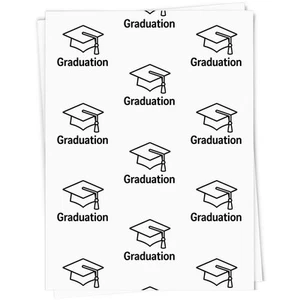 'Graduation Cap Academic' Gift Wrap / Wrapping Paper / Gift Tags (GI054891) - Picture 1 of 12